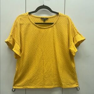 Banana Republic Yellow Knit Top